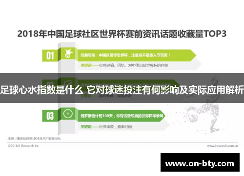足球心水指数是什么 它对球迷投注有何影响及实际应用解析