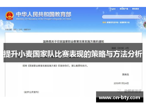 提升小麦国家队比赛表现的策略与方法分析